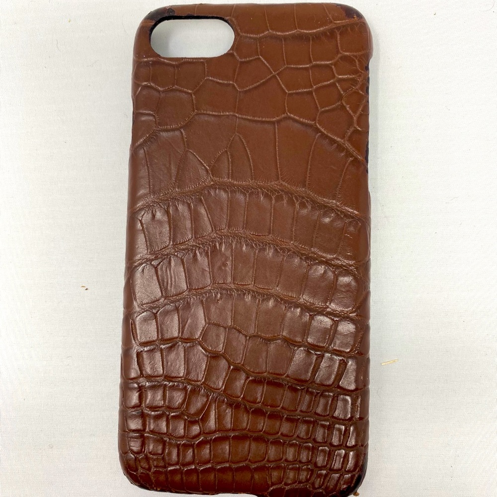 Real alligator phone cover for Apple iphone 8